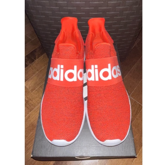 NEW! ADIDAS UNISEX LITE RACER ADAPT 3.0 ORTHO LITE RED SNEAKERS! - Picture 3 of 8